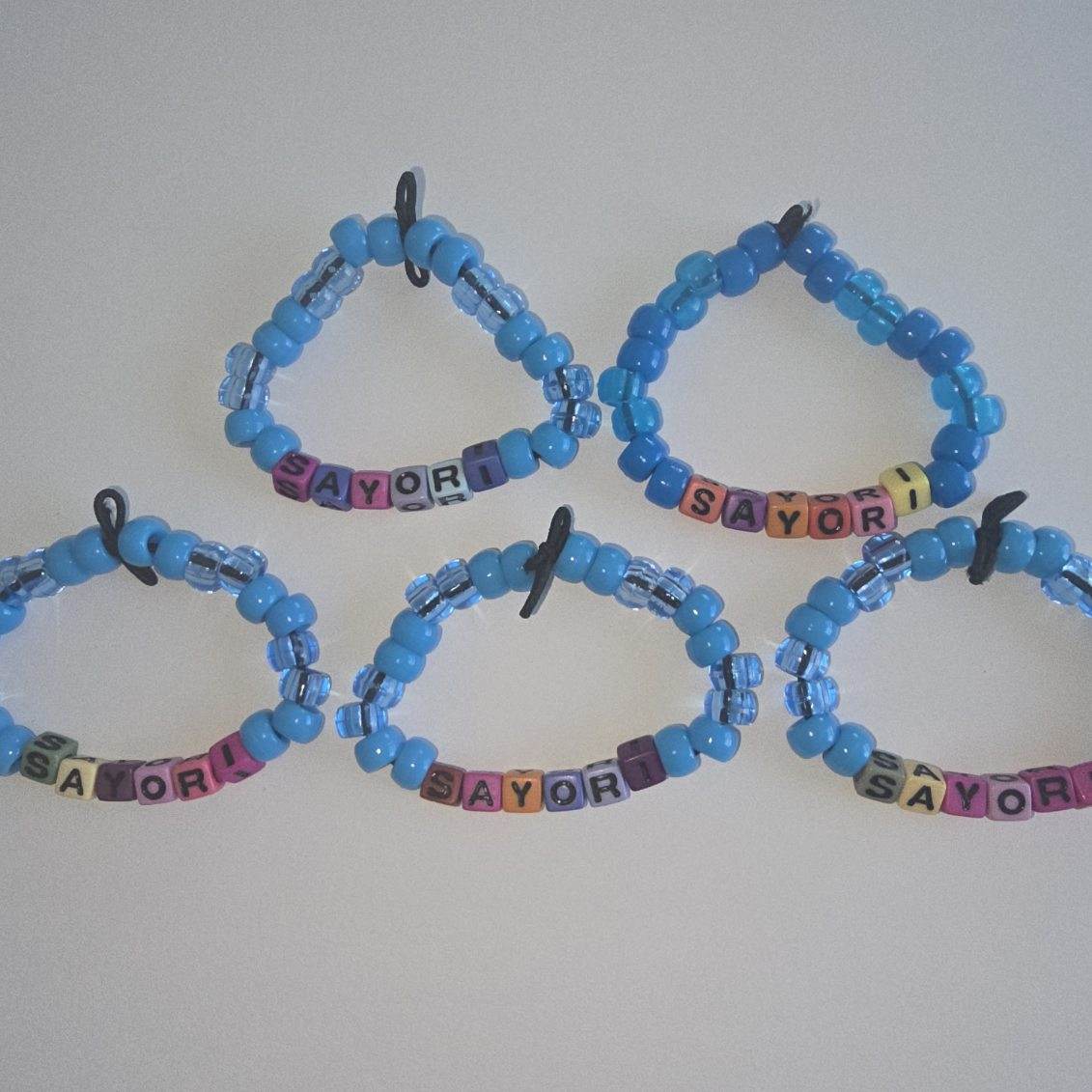DDLC Bracelets (Sayori, Yuri, Natsuki, and Monika)