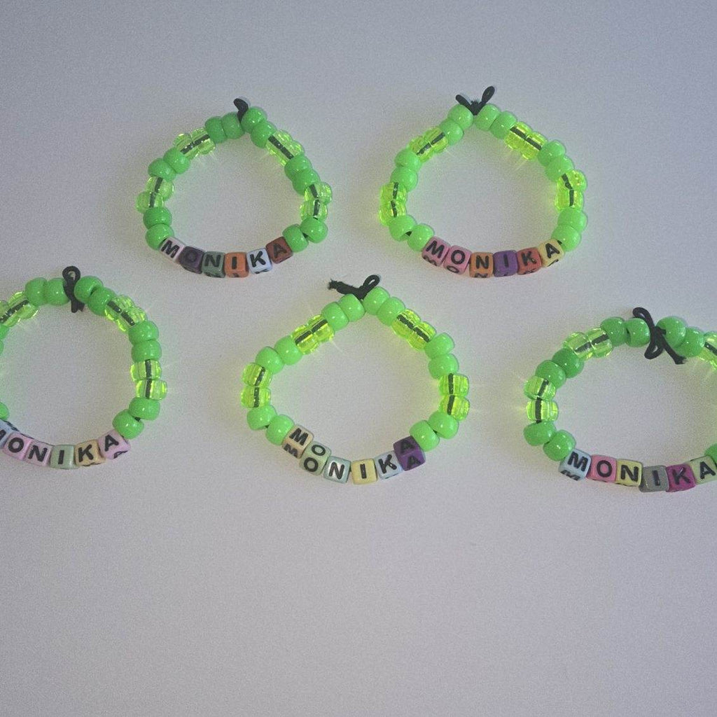DDLC Bracelets (Sayori, Yuri, Natsuki, and Monika)
