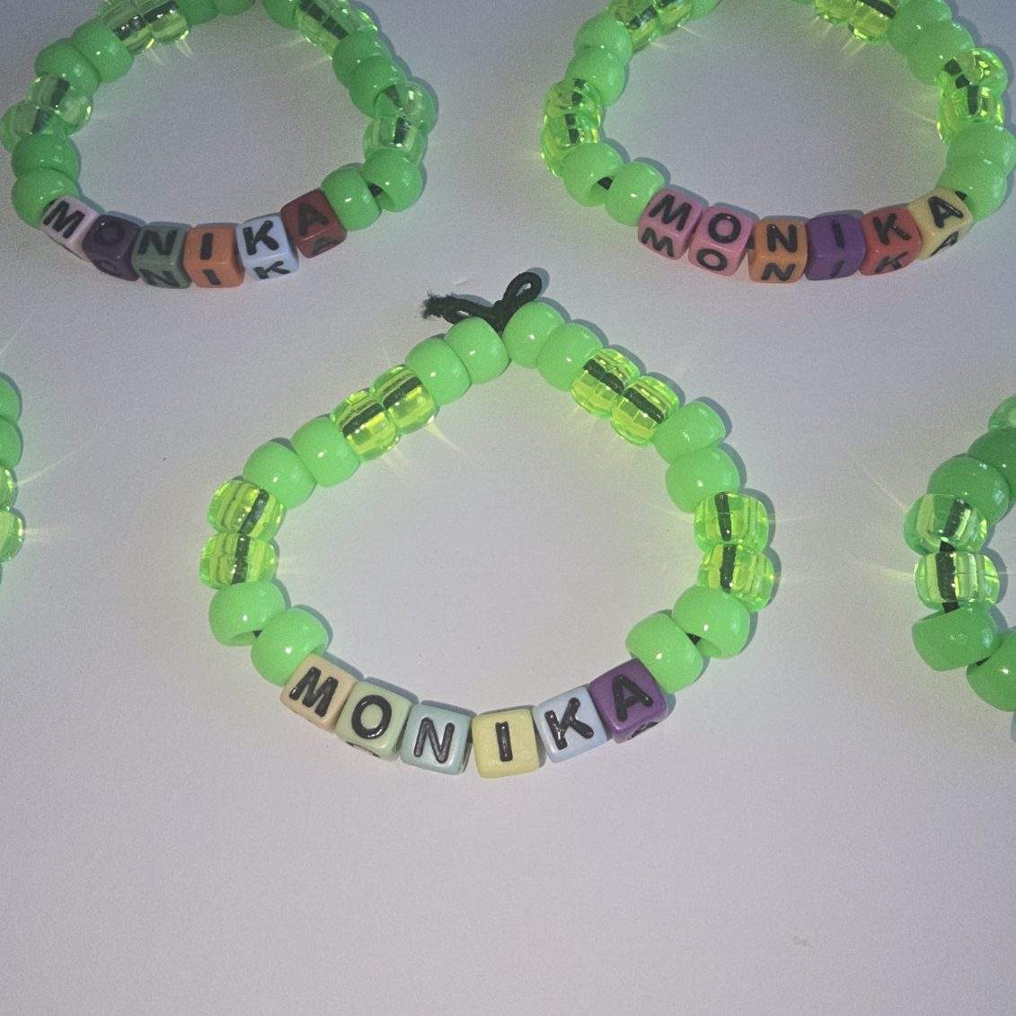 DDLC Bracelets (Sayori, Yuri, Natsuki, and Monika)